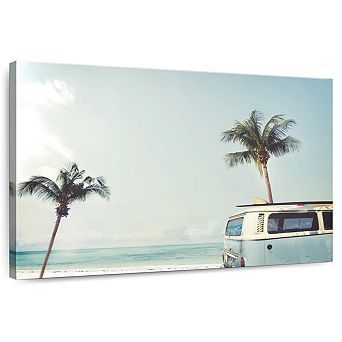 Retro Surf Van Wall Art