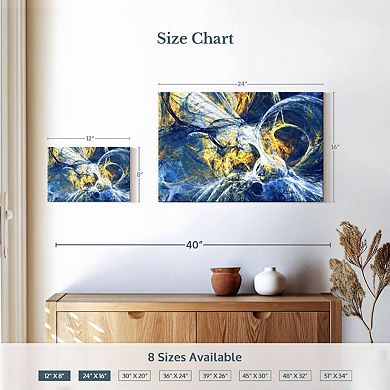 Color Wash Dynamic Abstract Wall Art