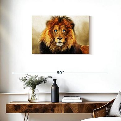Blue Eyed Lion Wall Art