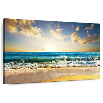 Ocean Beach Sunset Wall Art