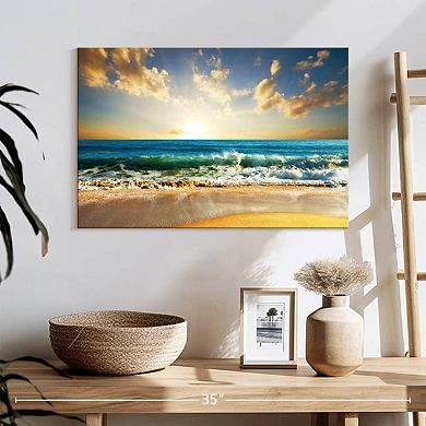 Ocean Beach Sunset Wall Art