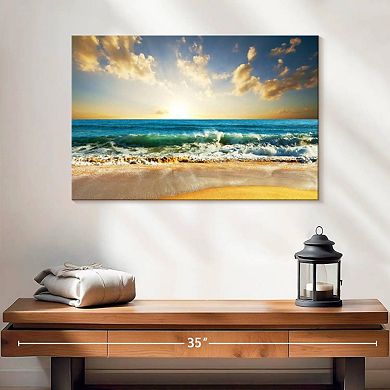 Ocean Beach Sunset Wall Art