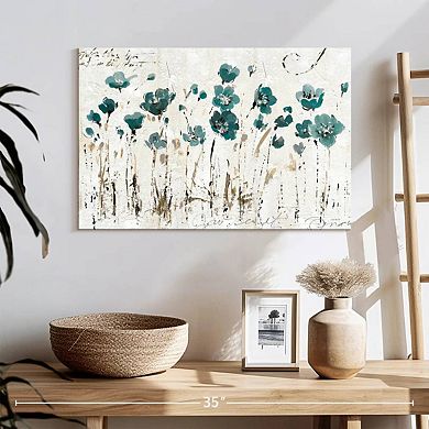 Abstract Balance VI Blue Wall Art