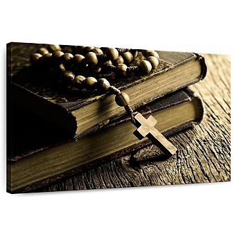 Bible And Cross Wall Art
