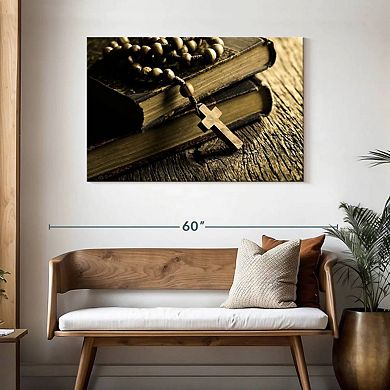Bible And Cross Wall Art