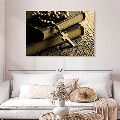 Bible And Cross Wall Art
