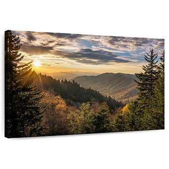Sunrise In Smoky Mountains Wall Art