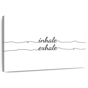 Inhale Exhale Wall Art