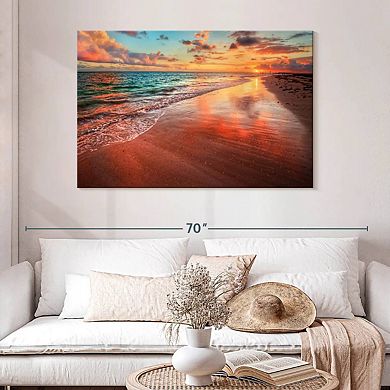 Colorful Beach Scene Wall Art