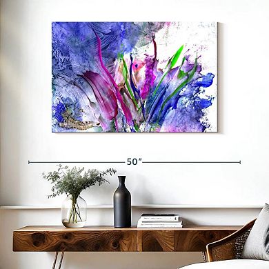Abstract Flower Wall Art