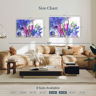 Abstract Flower Wall Art