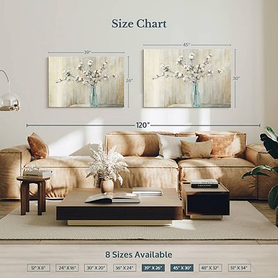 Cotton Bouquet Wall Art