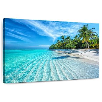 Maldives Beach Coast Wall Art