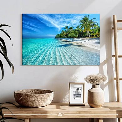 Maldives Beach Coast Wall Art