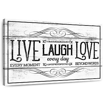 Live Laugh Love Everyday Wall Art