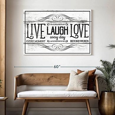 Live Laugh Love Everyday Wall Art