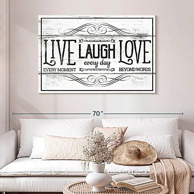 Live Laugh Love Everyday Wall Art