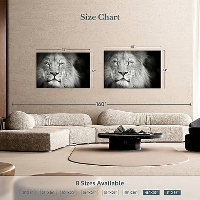 Lion Portrait Wall Art