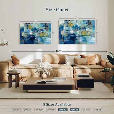 Ultramarine Waves III Wall Art