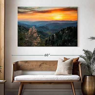 Great Smoky Mountains Sunrise Wall Art