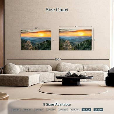 Great Smoky Mountains Sunrise Wall Art