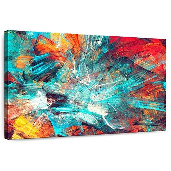 Vibrant Splash Abstract Wall Art