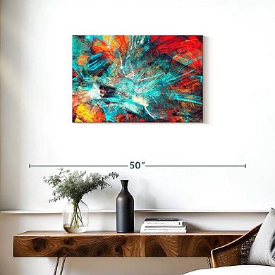 Vibrant Splash Abstract Wall Art