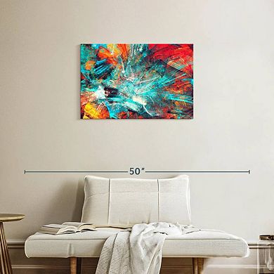 Vibrant Splash Abstract Wall Art