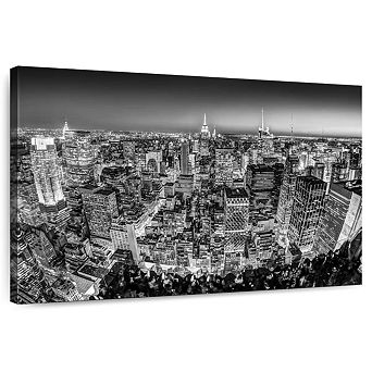 Manhattan In Monochrome Wall Art