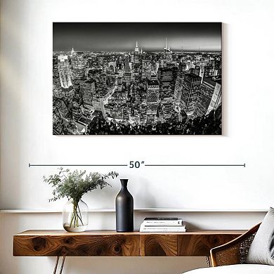 Manhattan In Monochrome Wall Art