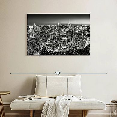 Manhattan In Monochrome Wall Art