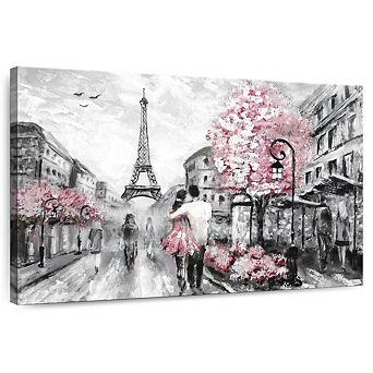 Pink Paris Wall Art