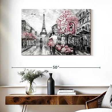 Pink Paris Wall Art