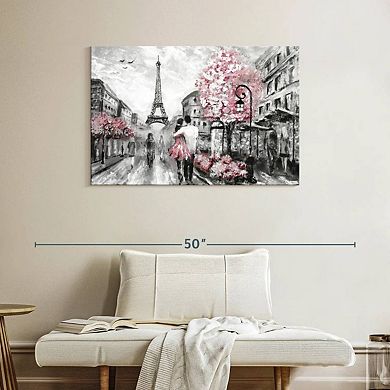 Pink Paris Wall Art