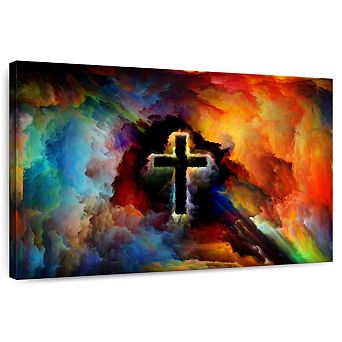 Colorful Cross Wall Art