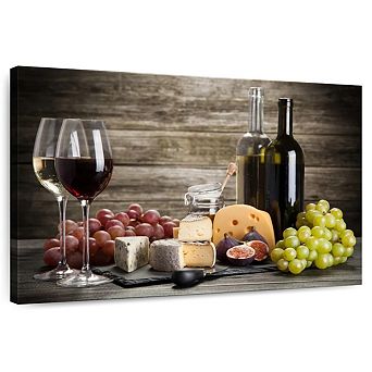 Wine And Cheese Pairing Wall Art