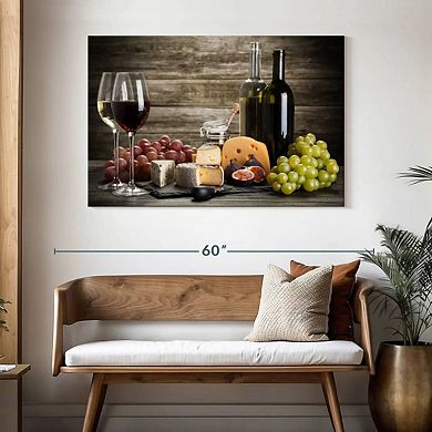 Wine And Cheese Pairing Wall Art