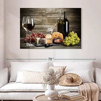 Wine And Cheese Pairing Wall Art