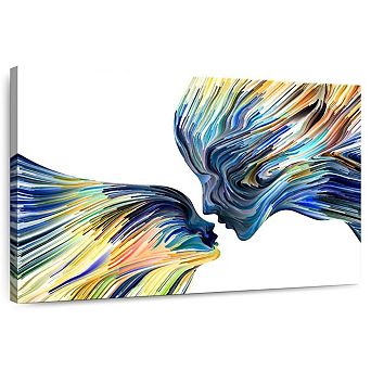 Mother And Daughter Silhouette II Wall Art