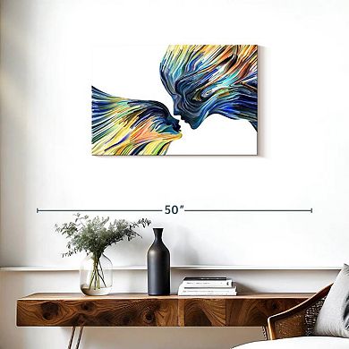 Mother And Daughter Silhouette II Wall Art