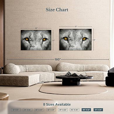 Lion Eyes Pop Wall Art