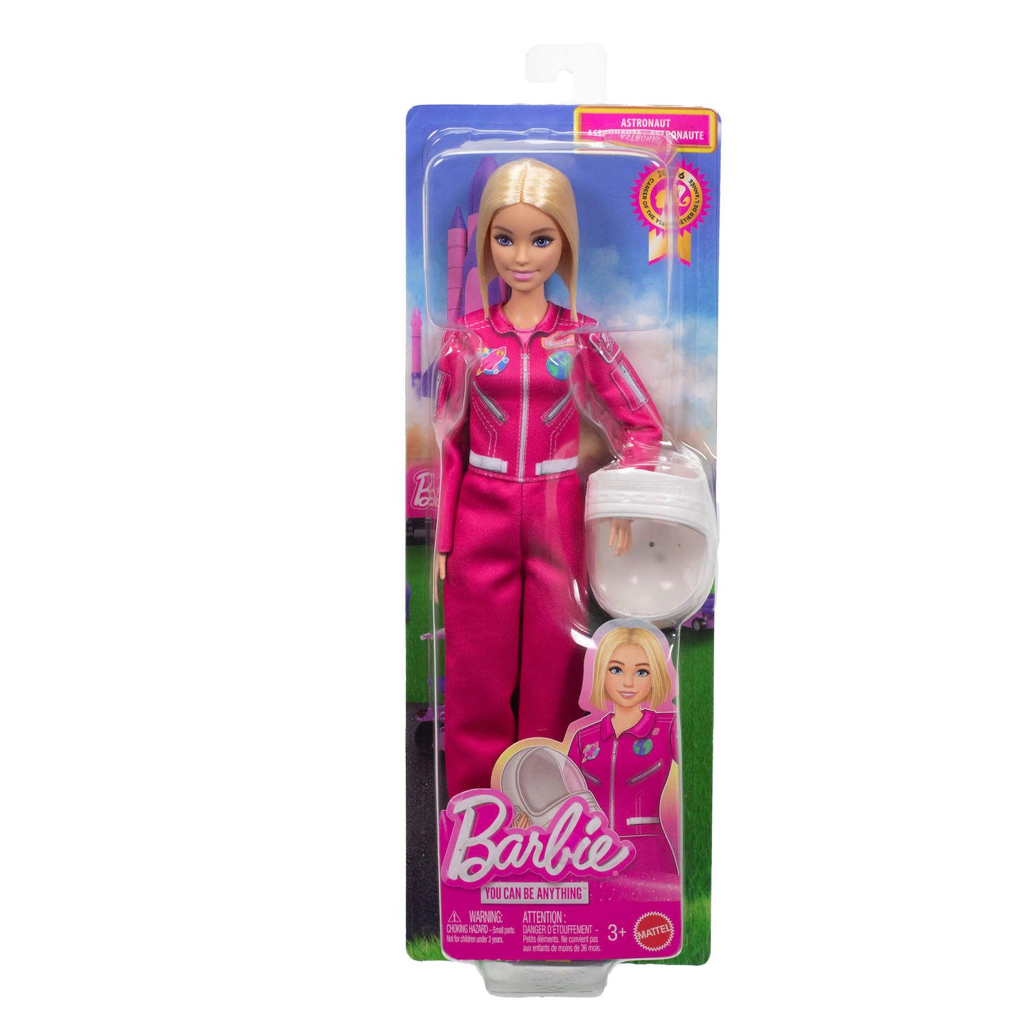 Детская кукла Barbie Careers Astronaut Doll & Accessory with Removable Spacesuit and Helmet — фото 6