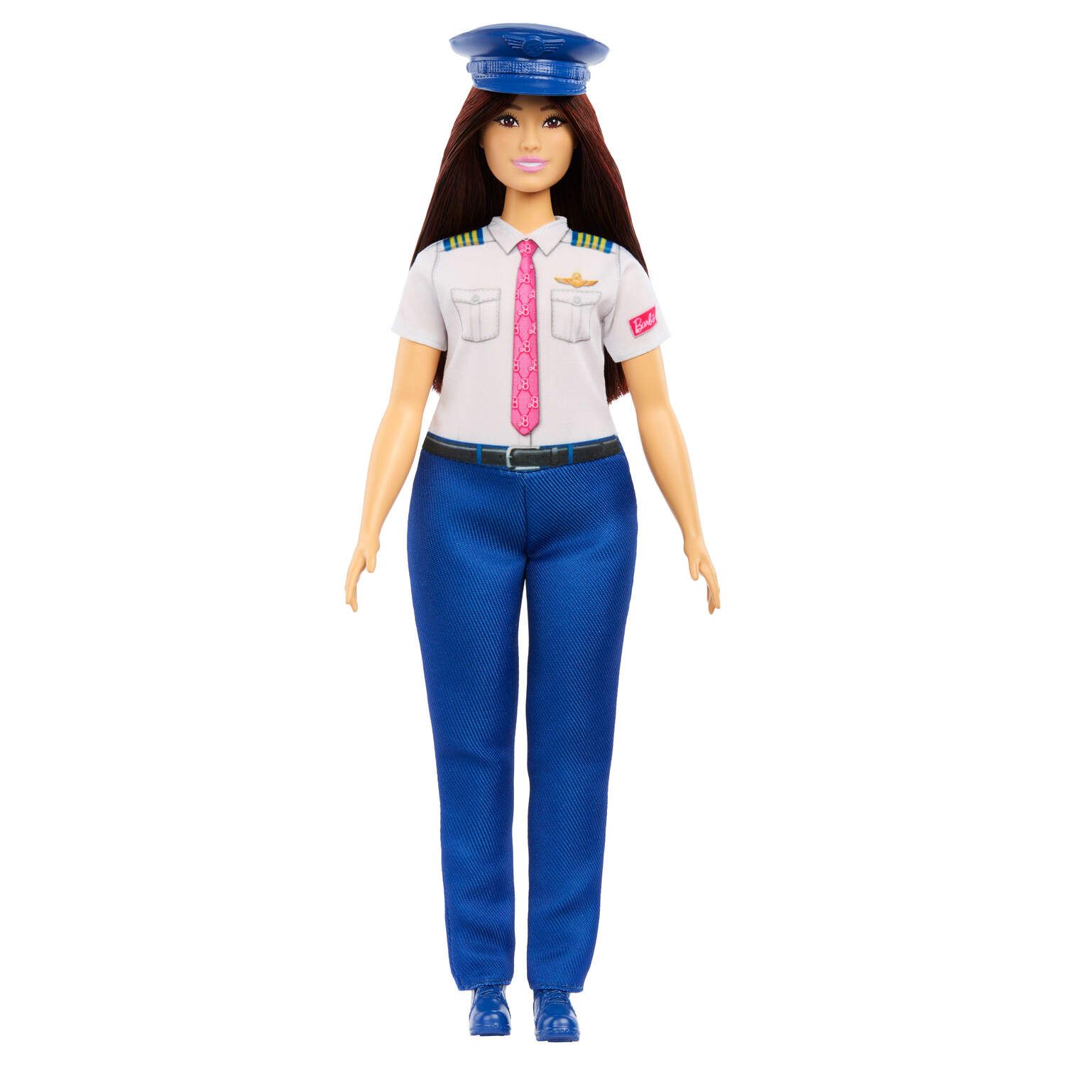 Детские куклы Barbie Careers Pilot Doll & Accessory Fashion Doll with Removable Uniform & Hat