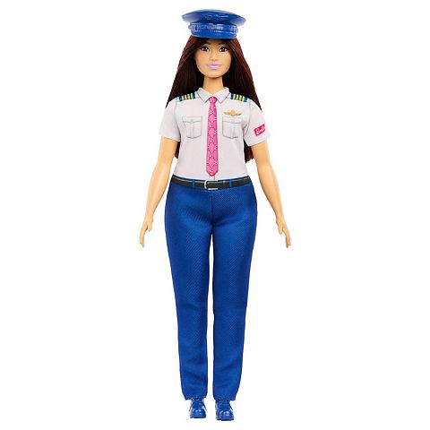 Детские куклы Barbie Careers Pilot Doll & Accessory Fashion Doll with Removable Uniform & Hat