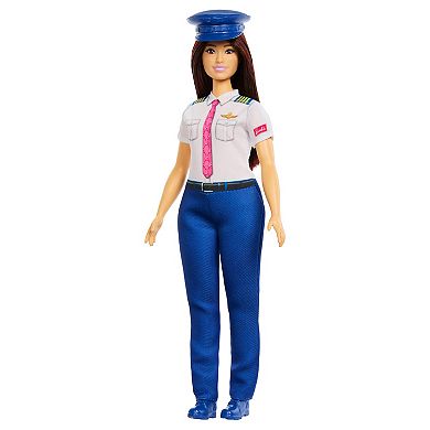 Barbie Careers Pilot Doll & Accessory Fashion Doll with Removable Uniform & Hat