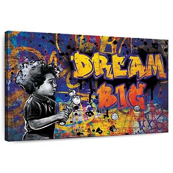 Dreams And Ambitions Typography Wall Art