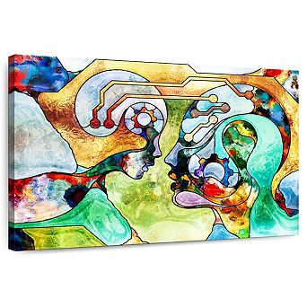 Adult And Child Abstract Wall Art