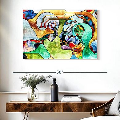 Adult And Child Abstract Wall Art