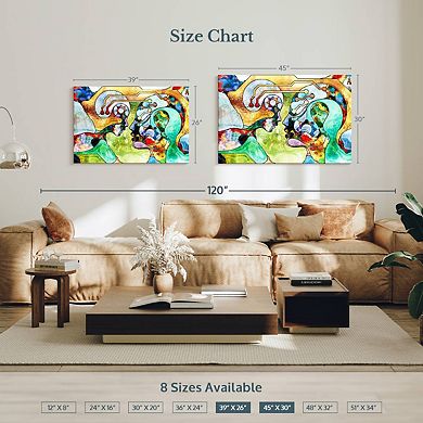 Adult And Child Abstract Wall Art