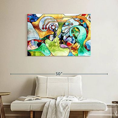 Adult And Child Abstract Wall Art